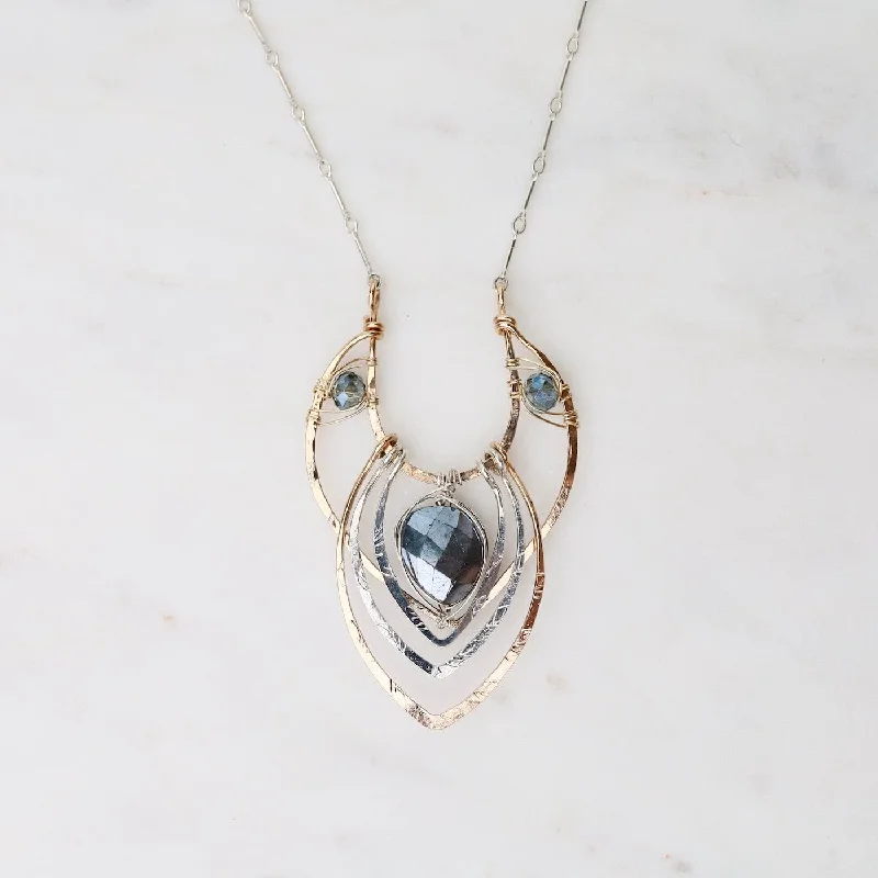 Sound Wave Labradorite Necklace