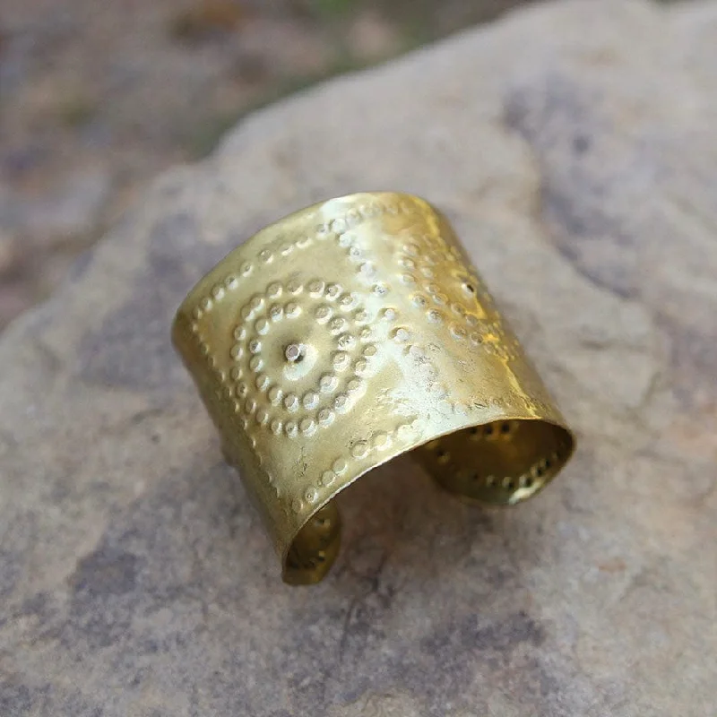 Pre-Colombian Brass Cuff