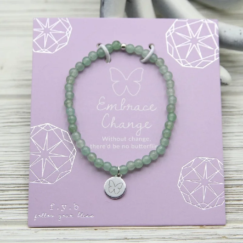 Embrace Change ~ Stretchy Aventurine Bracelet