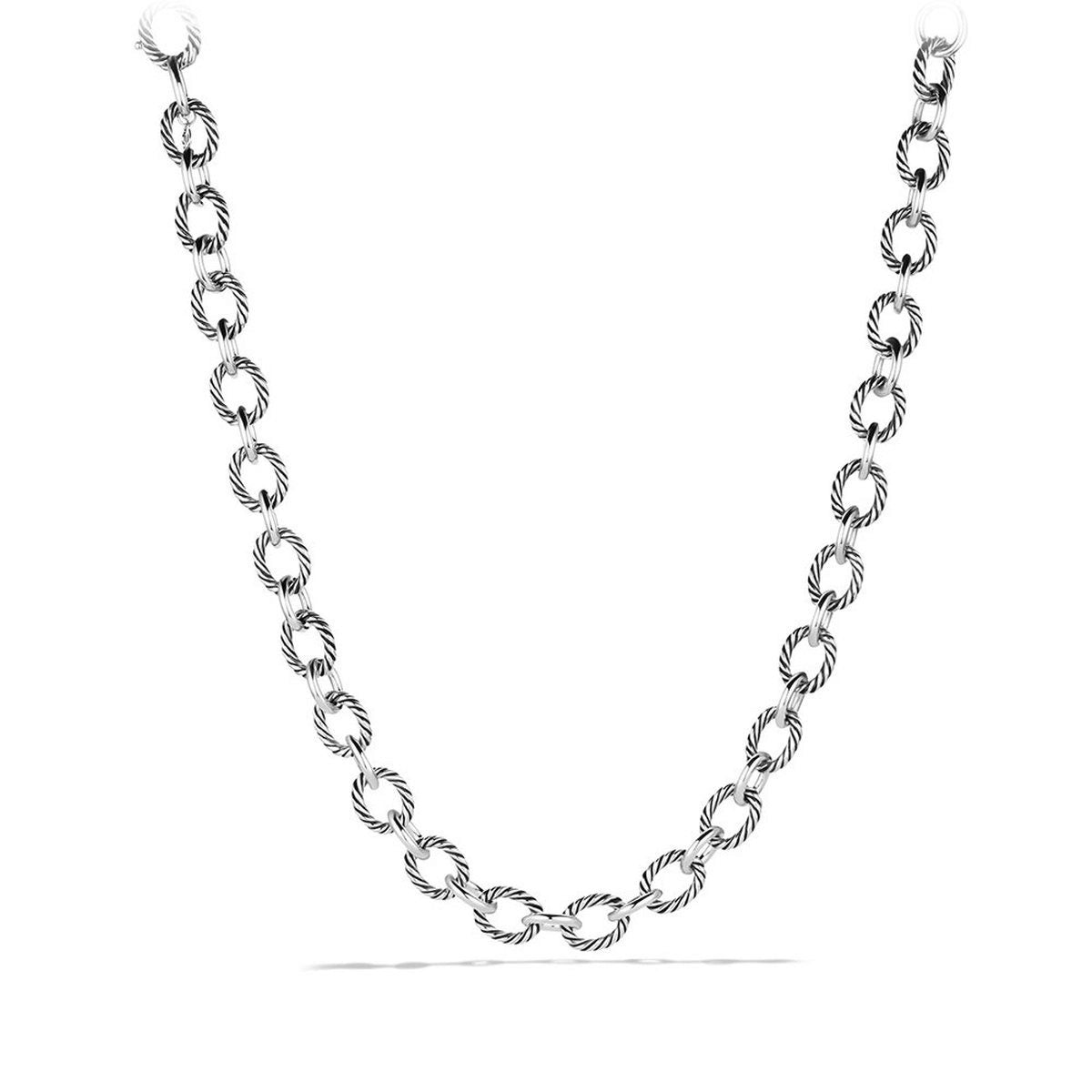 David Yurman 18 inch Large Oval Link Chain Necklace