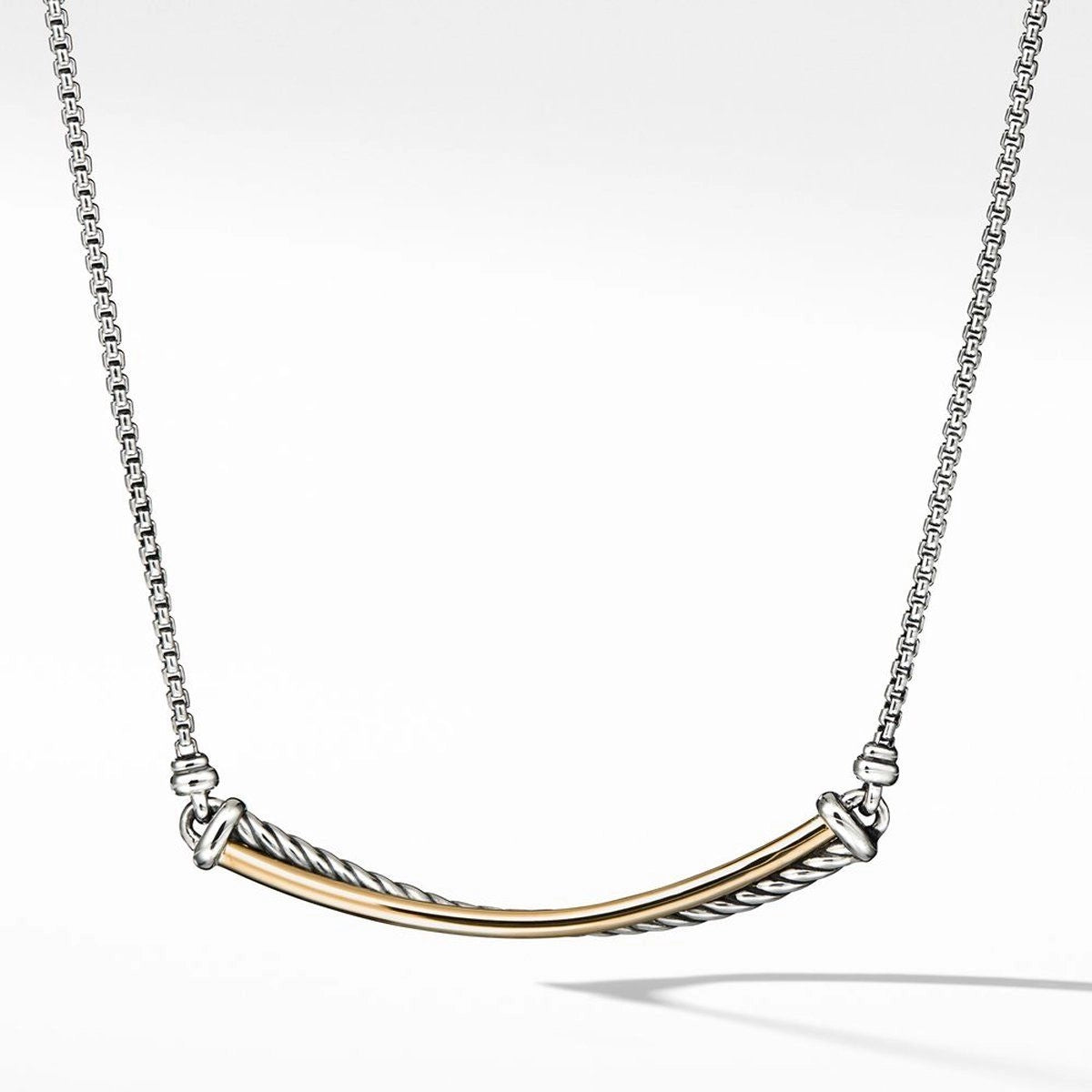 David Yurman Crossover Bar Necklace