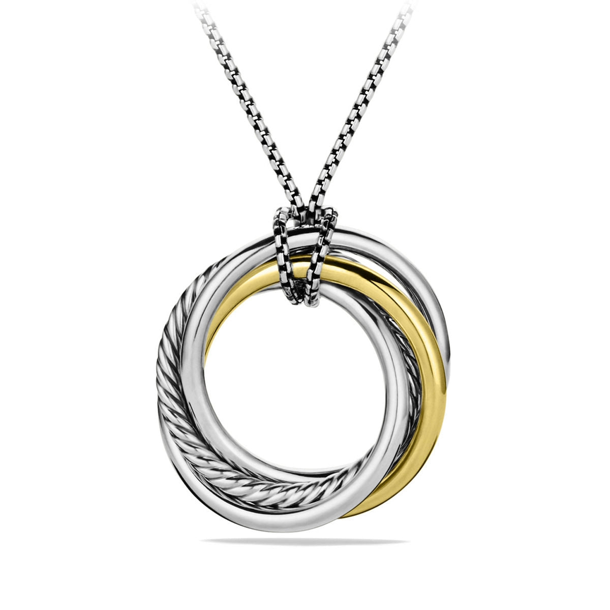 David Yurman Round Crossover Necklace