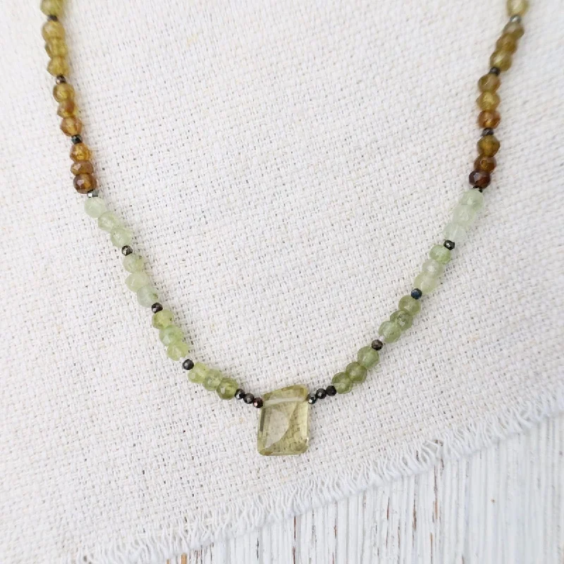 Green Garnet Necklace