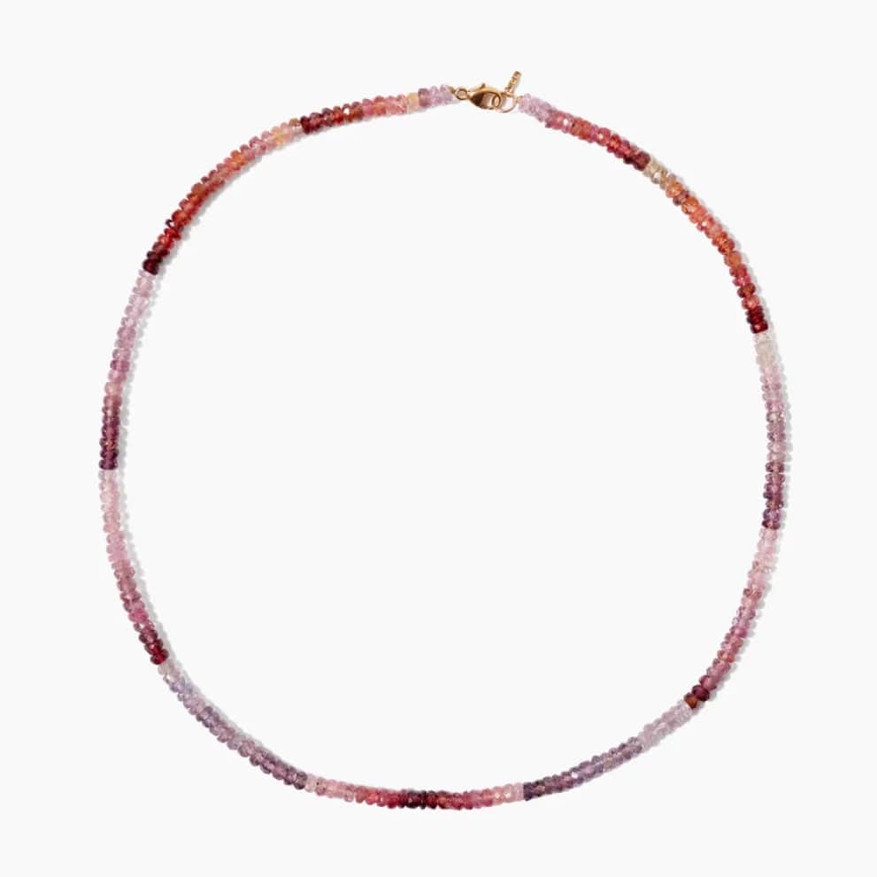 14k Pink Spinel Petra Necklace