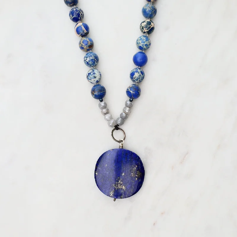 Blue Mix Necklace