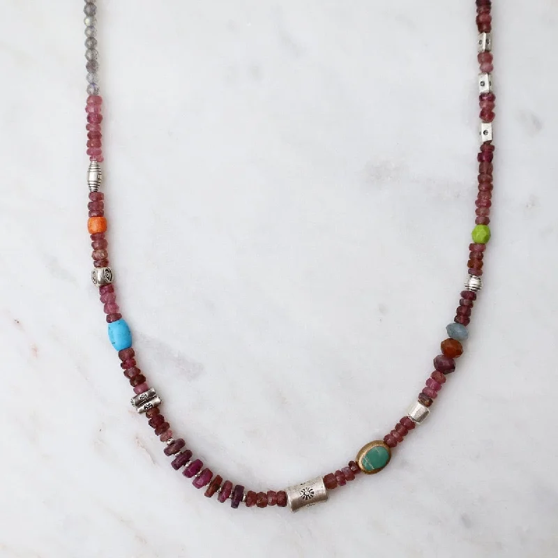 Great Barrier Reef Necklace in Pink Tourmaline