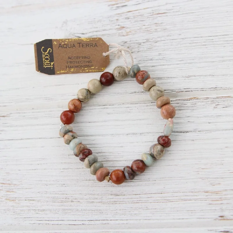 Scout Aqua Terra Stone Stacking Bracelet