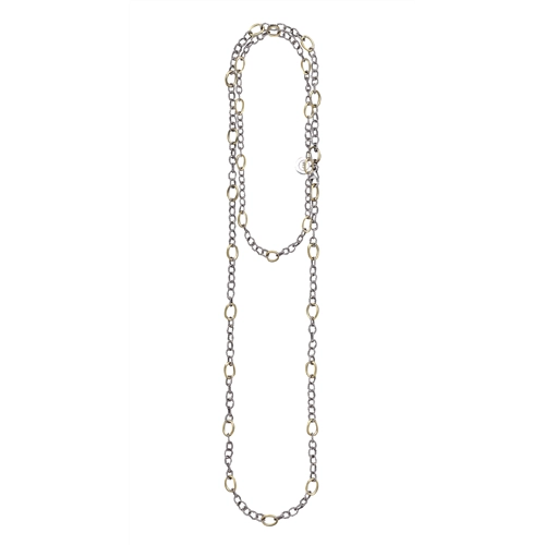 Waxing Poetic Twisted Link Chain w/ Brass - 30 inch